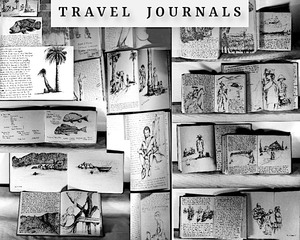 Digital Collage Travel Journals. 1984-2001