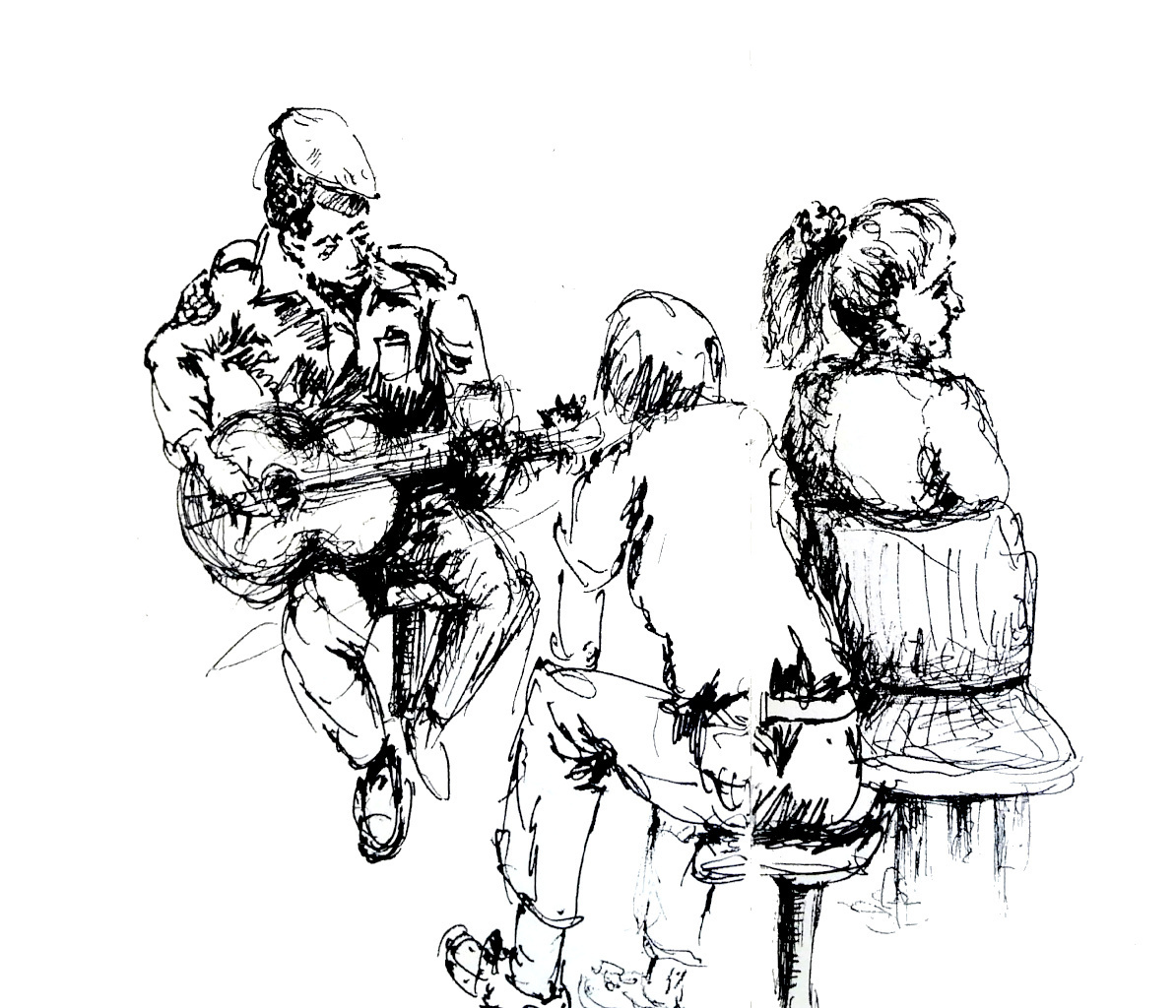 Brasilia. At the Bus Station.  