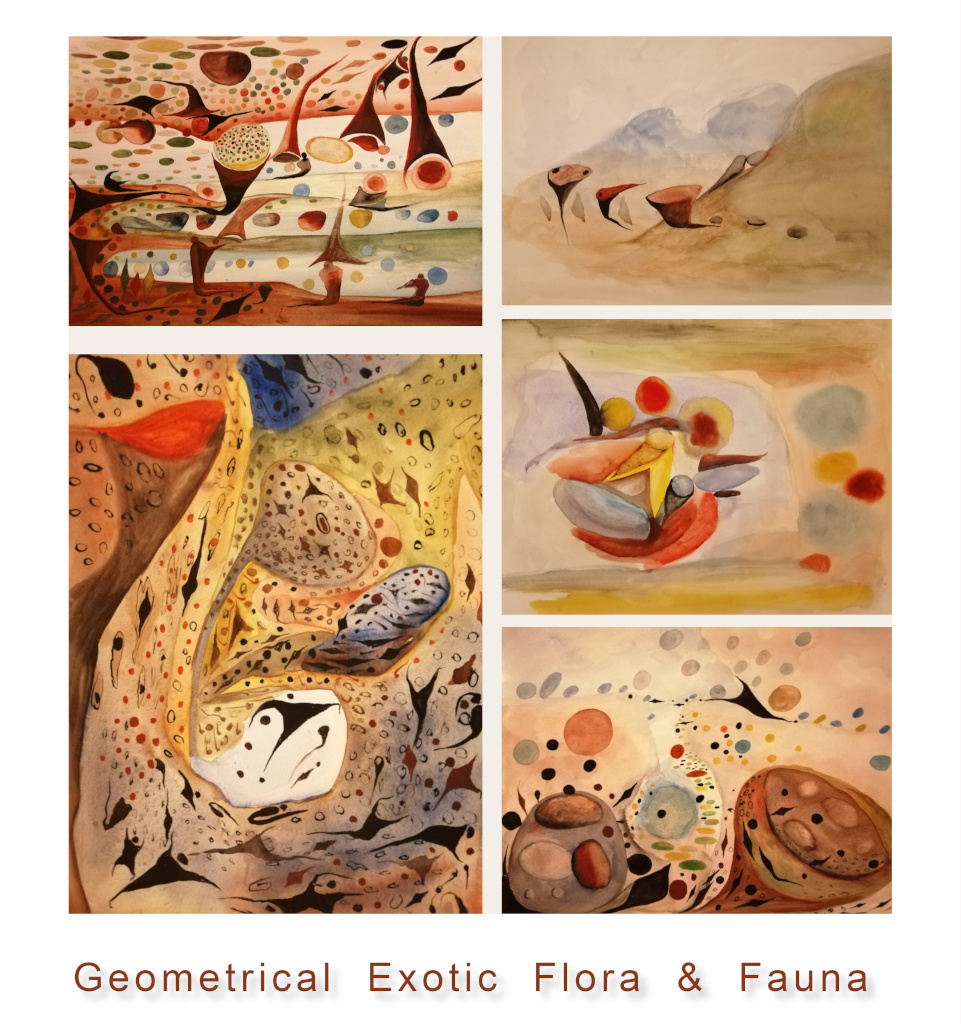 Collage Exotic Flora & Fauna 